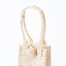 画像をギャラリービューアに読み込む, 手編み ナチュラル ラフィア インテリア バッグ
