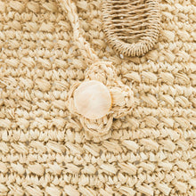 画像をギャラリービューアに読み込む, 手編み ナチュラル　天然 ラフィア 　バッグ　マダガスカル
